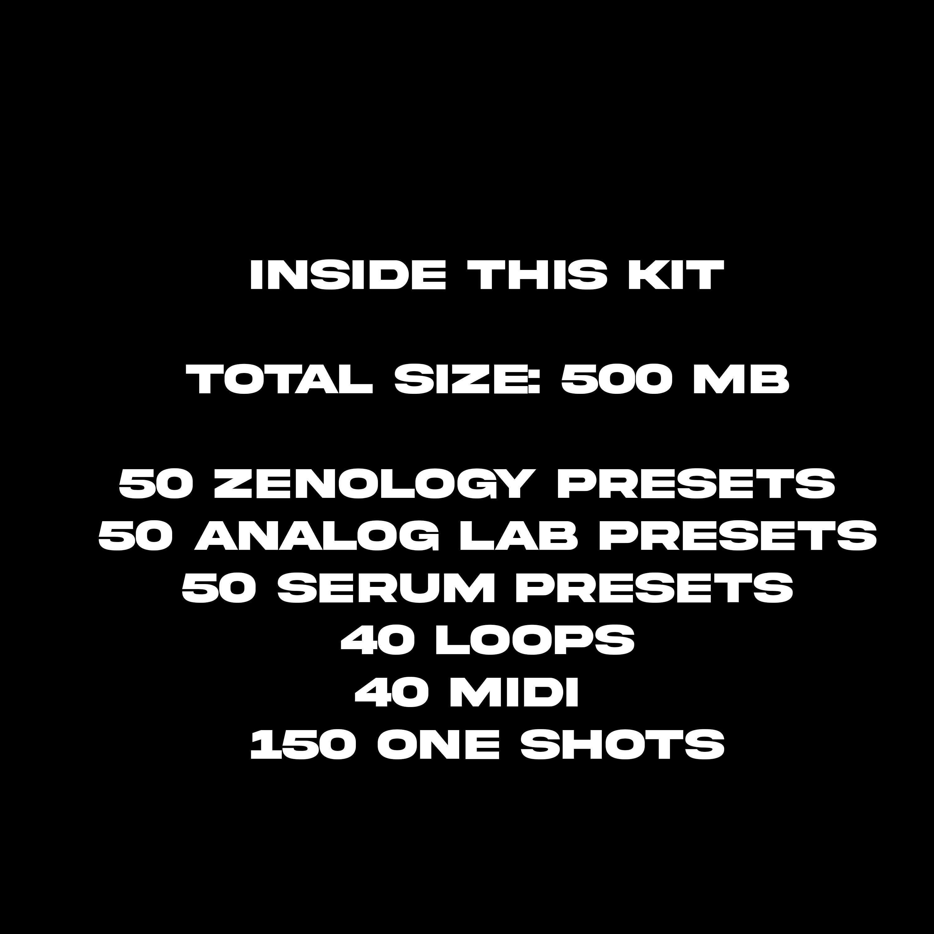 Eldritch Zenology X Analog V Preset Kit - Thirteen Tecc Records
