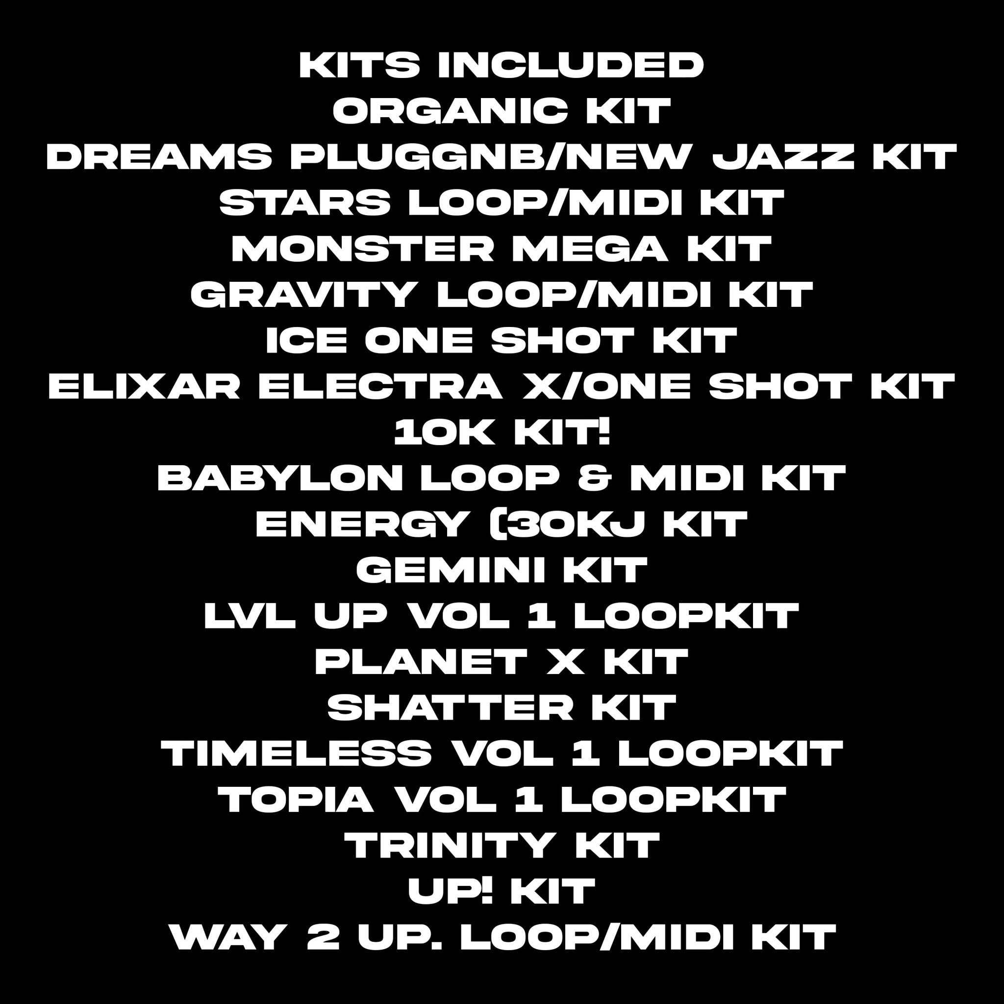 Organic Giga Kit Vol. 2 (7 Kits) - Kyber Kits