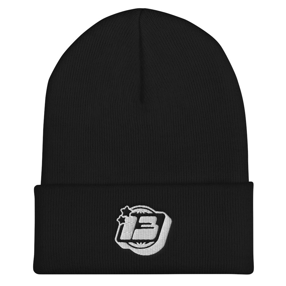 Thirteen Tecc Logo Cuffed Beanie - Thirteen Tecc Records